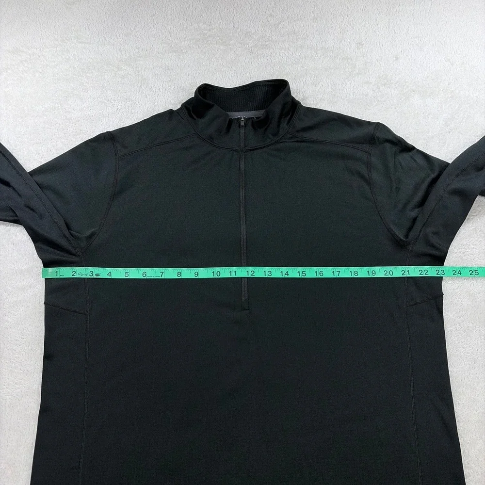 Patagonia Capilene Midweight Mens XL Black 1/4 Zip Baselayer Polartec Outdoors - Picture 7 of 9